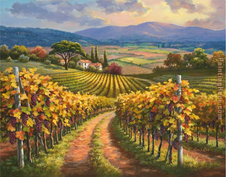 Sung Kim Vineyard Hill I painting anysize 50 off Vineyard Hill I